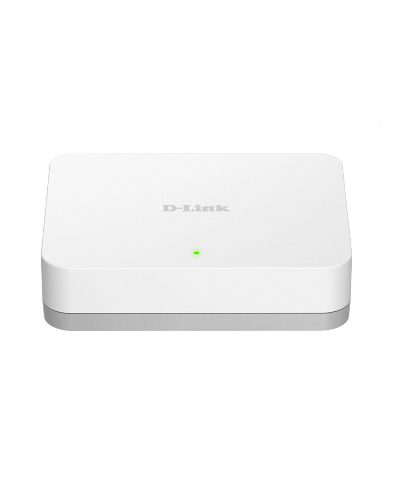Коммутатор гигабитный неуправляемый D-Link DGS-1005A с 5 портами 10/100/1000 Base-T и функцией энергосбережения