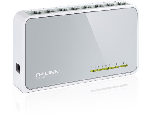 Коммутатор неуправляемый TP-Link TL-SF1008D с 8 портами 10/100BASE-T