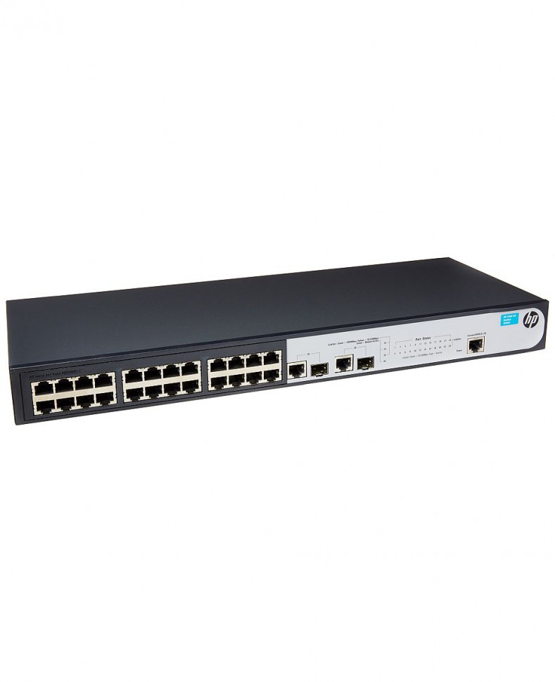 Коммутатор управляемый HP 1910-24  24x10/100Base-T / 2xCombo 1000Base-T/SFP Ports