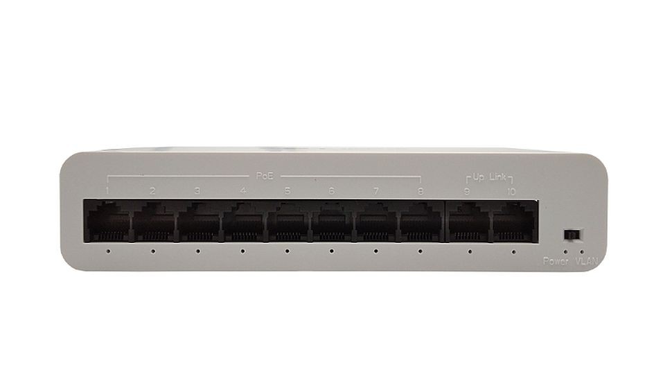 Коммутатор ST-S811POE (P/2M/96W/А) с 8 портами 10/100BASE-TX PoE+ и 2 портами 10/100Base-TX, PoE-бюджет 96 Вт