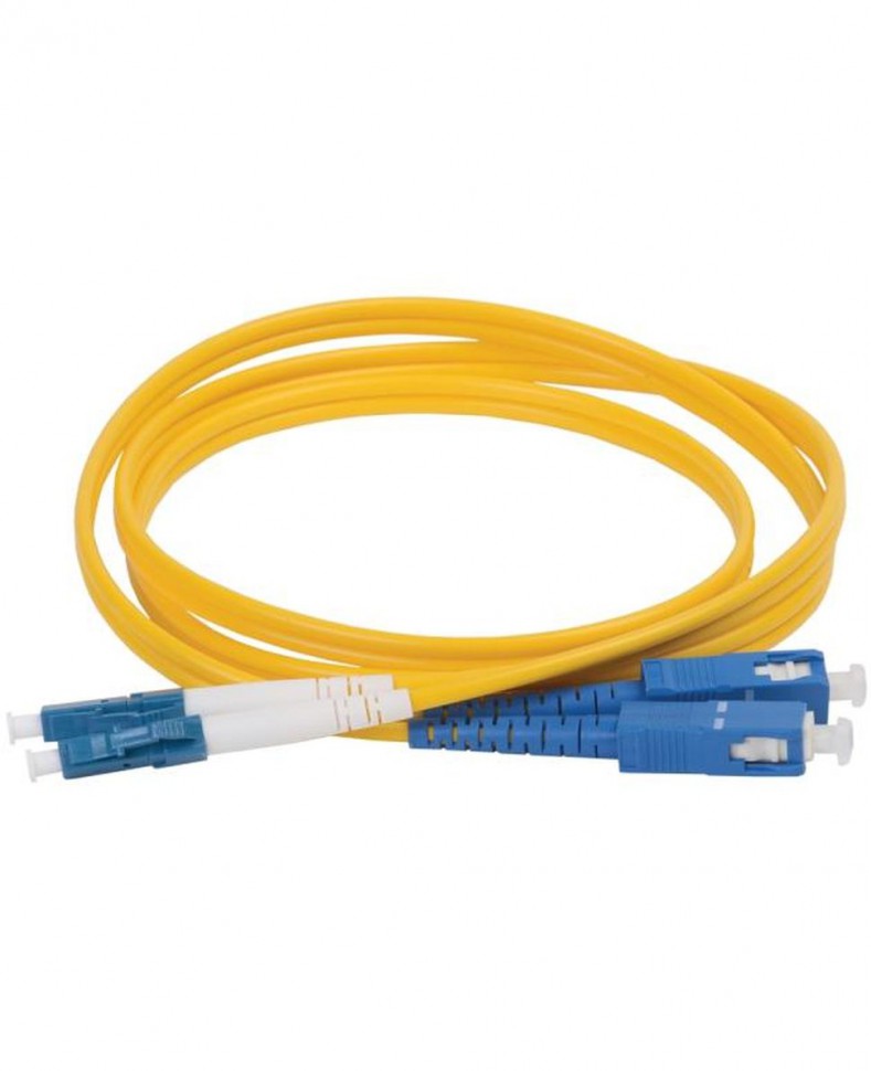 Патч-корд LC/UPC-SC/UPC SM Duplex 1м