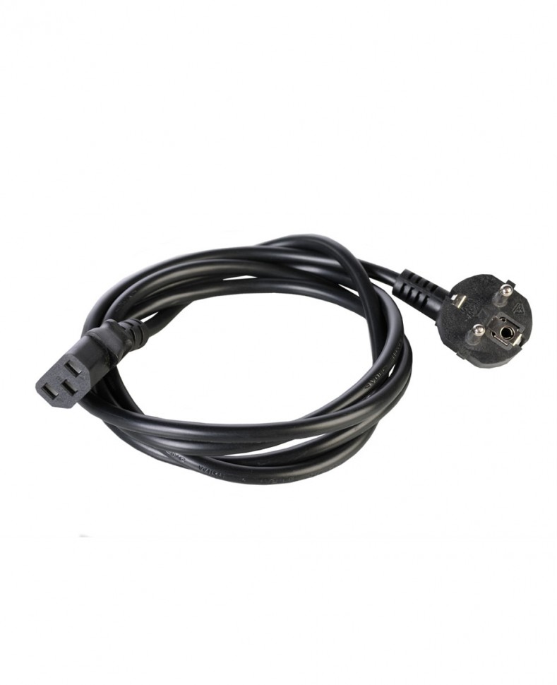 Шнур питания с заземлением IEC 60320 C13/Schuko, 10 А / 250 В (3 × 1,0), длина 1,8 м Шнур питания с заземлением IEC 60320 C13/Schuko, 10 А / 250 В (3 × 1,0), длина 1,8 м