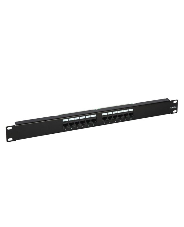 Патч-панель Netko UTP 12 портов, RJ45, 5e, 19" 1U, 110 Type